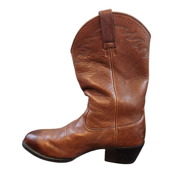 Ariat cowboy boots 10.5EE brown leather Style# 34680 western rodeo workwear main image 11